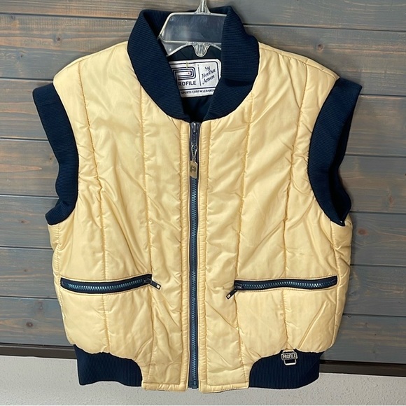 Profile Navy & Tan Vest - Picture 4 of 13